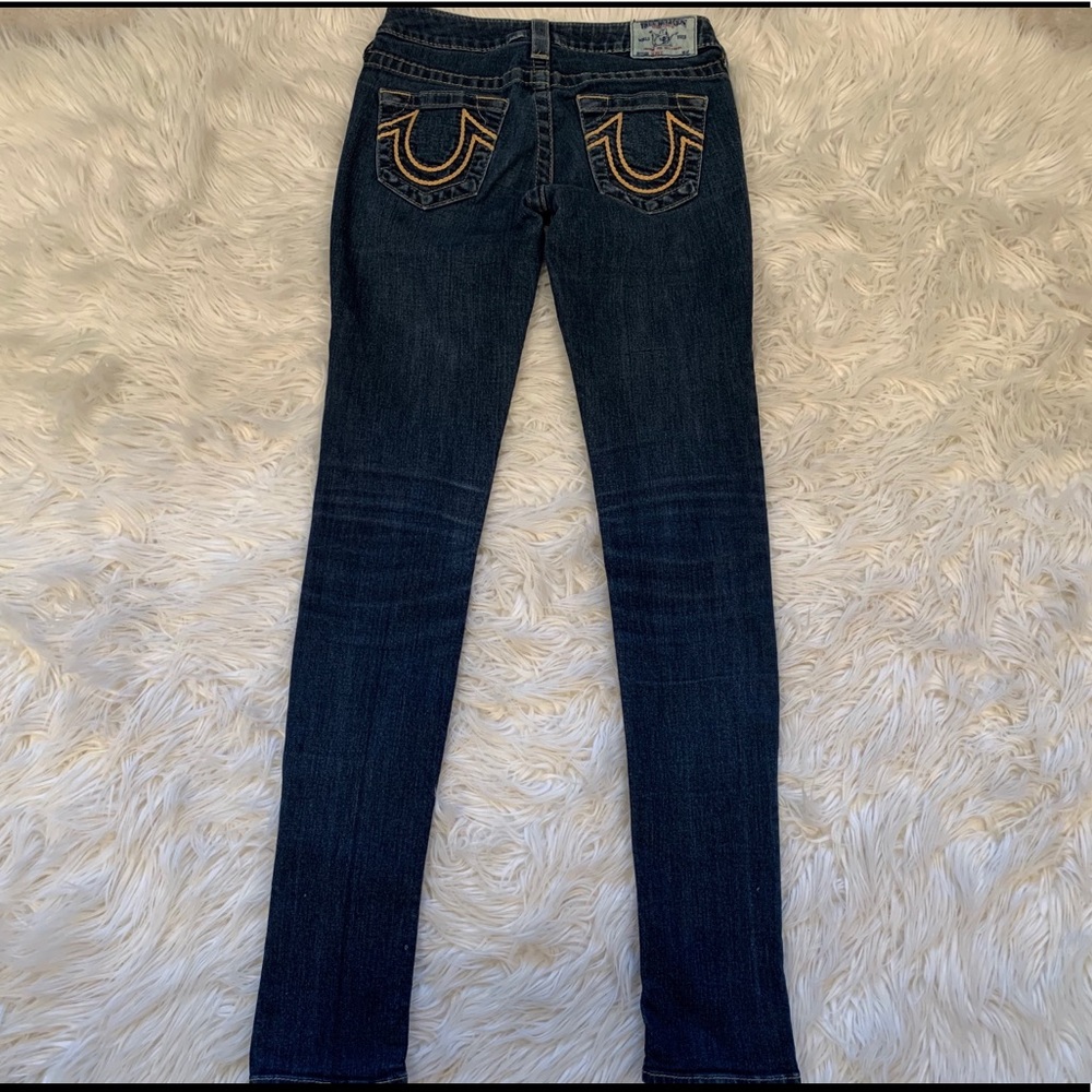 True Religion Brand Stella Skinny Jeans Low Rise